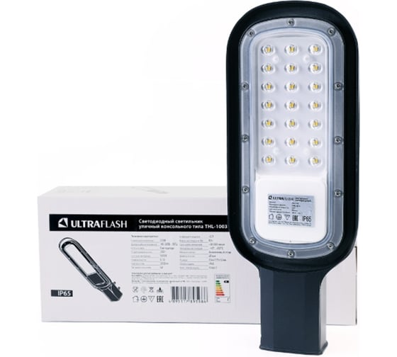 Уличный светильник Ultraflash thl-1003, 30w, ксс: ш 14963