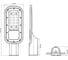 Уличный светильник Ultraflash thl-1003, 30w, ксс: ш 14963 13
