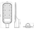 Уличный светильник Ultraflash thl-1008 80вт, ксс:ш 14964 12