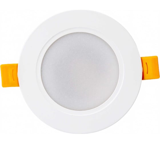 Светильник Gauss Elementary Downlight круг 5W 430lm 4000K IP20 95×38 монтаж белый LED 9100420205