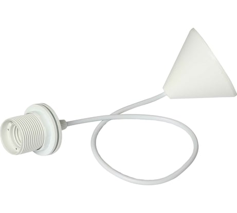 Патрон NE-AD E27 со шнуром для ламп, термопластик, серый, 1/150 A3102-03