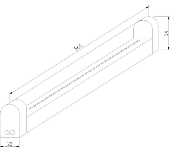 Светодиодный светильник Elektrostandard - 55000/LED / Led Stick Т5 60см 48led 9W 4200K a057217