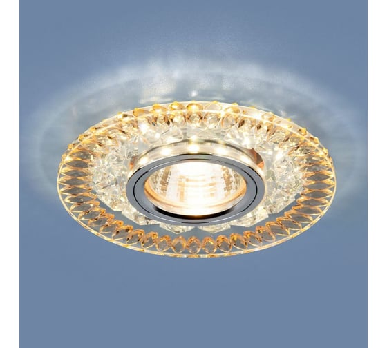 Встраиваемый светильник Elektrostandard 2198 MR16 CL GD прозрачный золото a037233