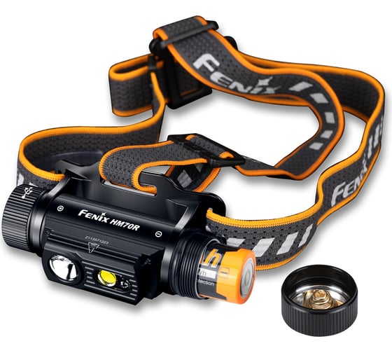 Набор фонарь HM70R + E-Lite Fenix hm70relite