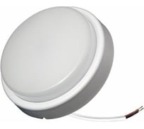 Светодиодный накладной светильник truEnergy круг ip54 8w 4000k 600lm d140мм белый пластик 11107