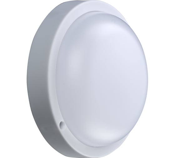 Светодиодный накладной светильник truEnergy круг ip54 8w 4000k 600lm d140мм белый пластик 11105 1