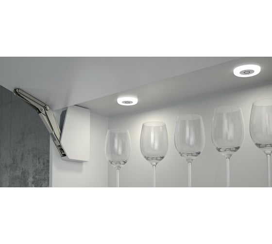 Светильник Hafele LED2027 12V/2,6W, холодный белый, 833.72.051