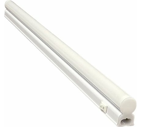 Светодиодный линейный светильник truEnergy с выключателем и кабелем с вилкой t5 10w 4000k 840lm 565мм белый пластик 10152