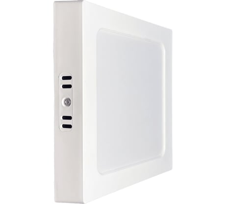 Светодиодный накладной светильник truEnergy квадрат 20w 4000k 1600lm 230x230мм белый пластик 10110