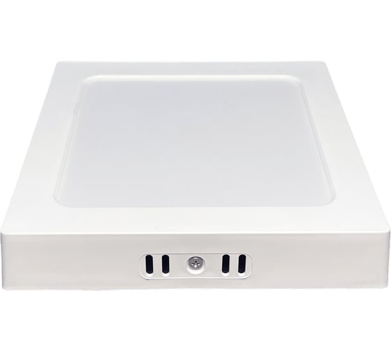 Светодиодный накладной светильник truEnergy квадрат 20w 4000k 1600lm 230x230мм белый пластик 10110