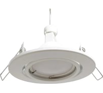 Встраиваемый поворотный светильник truEnergy с цоколем GU5.3 D90xH31мм IP20 белый/сталь 21211