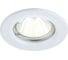 Встраиваемый светильник truEnergy с цоколем gu5.3 d80xh30мм ip20 белый/сталь 21201 1