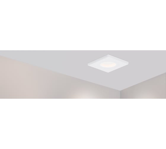 Светодиодный светильник Arlight LTM-S46x46WH 3W Day White 30deg 014918 1