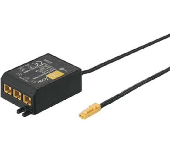 3-х канальный делитель Hafele 12V/42W/20AWG/черный 833.74.751 1