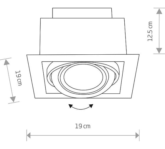 Встраиваемый светильник Nowodvorski Downlight 9575