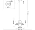 Подвес ODEON LIGHT G9 LED 5W Hatty 5014_1B 5