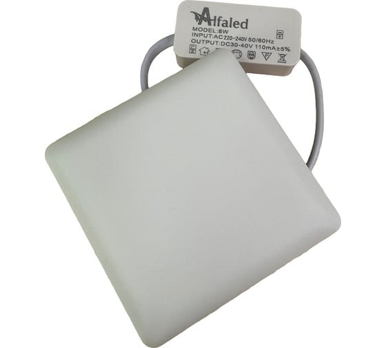 Светодиодный светильник AlfaLed квадратный DOWNLIGHT 4000К 8W GFR-8 GFS8 1