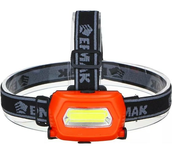 Фонарь ЕРМАК налобный, 1 COB, 7Вт, 200мАч, USB, 8х4см, пластик, 3 режима 221-071