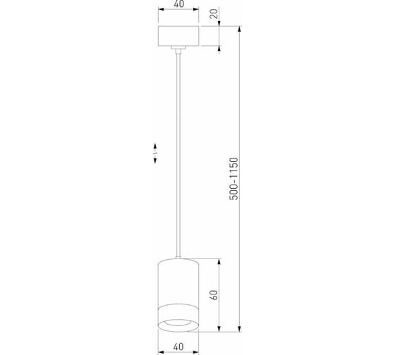 Подвесной светильник Eurosvet - 50248/1 led / черный a061423