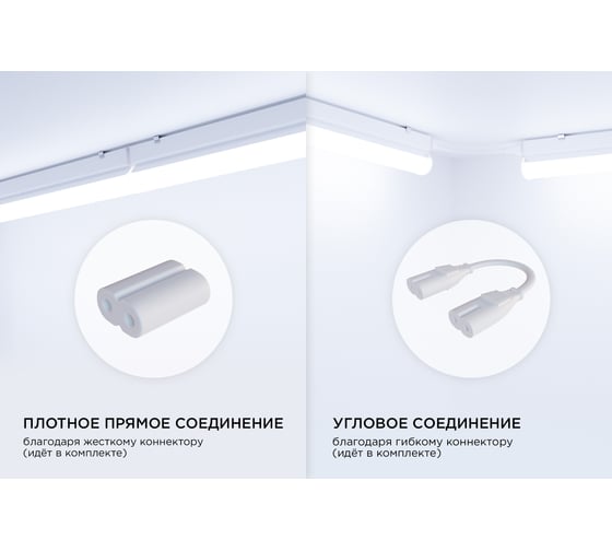 Светодиодный линейный светильник Apeyron touch сенсор, аналог Т5, 14Вт, 1190Лм, 6500к, ip20, 870x23x35мм, поликарбонат/ 30-06