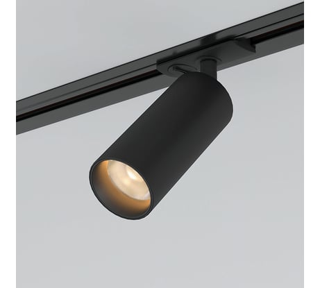Трековый однофазный светодиодный светильник Elektrostandard - diffe / для однофазного шинопровода / черный 10w 4200k (85152/01) a058238