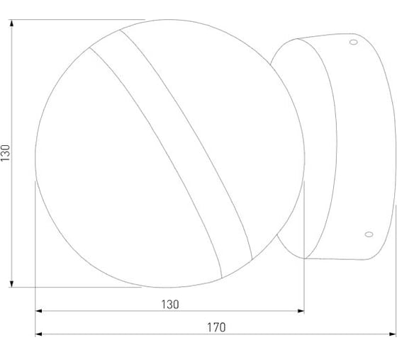Настенный светодиодный светильник Elektrostandard - globo / 35132/u серый a060876