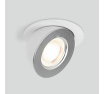 Встраиваемый светодиодный светильник Elektrostandard - pruno / белый/серебро 8w 4200к (25080/led) a060946