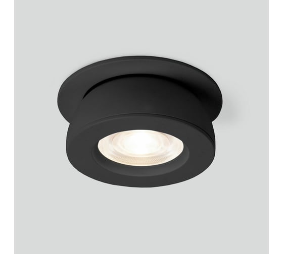 Встраиваемый точечный светодиодный светильник Elektrostandard - pruno / черный 8w 4200к (25080/led) a060942