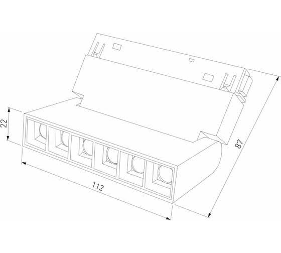 Трековый светильник Elektrostandard - slim magnetic hl01 6w 4200k (белый) 85009/01 a059180