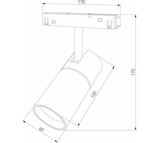 Трековый светильник Elektrostandard - slim magnetic r02 / 12w 4200k / (белый) 85012/01 a059185