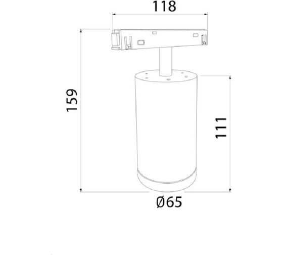 Трековый светильник Elektrostandard - slim magnetic r06 10w 4200k ringe (белый/серебро) 85506/01 a061299
