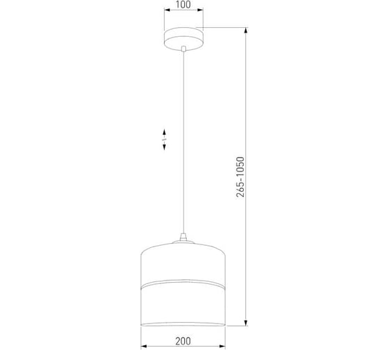 Подвесной светильник TK Lighting - 4440 / hilton silver белый a048904