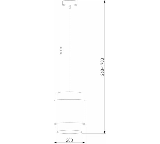 Подвесной светильник TK Lighting - 6528 / boho white бежевый a058462