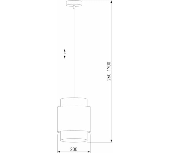 Подвесной светильник TK Lighting - 6540 / boho black бежевый a058468