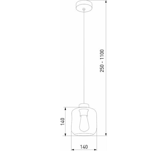 Подвесной светильник TK Lighting - 6695 / marco прозрачный a058062