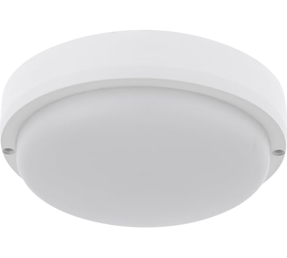 Светодиодный пылевлагозащищенный светильник REXANT ЖКХ-01 круг 30 Вт ip65 6500k 205 мм с датчиком движения и дежурным светом 607-287