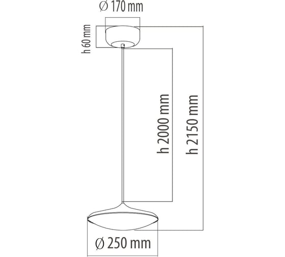 Люстра De Markt Перегрина 10W LED 220V 703011201