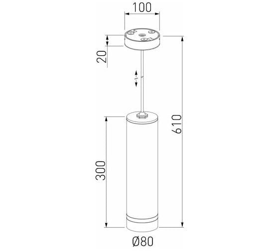 Светильник Elektrostandard DLR023 IP54 (35084/H) черный a061364