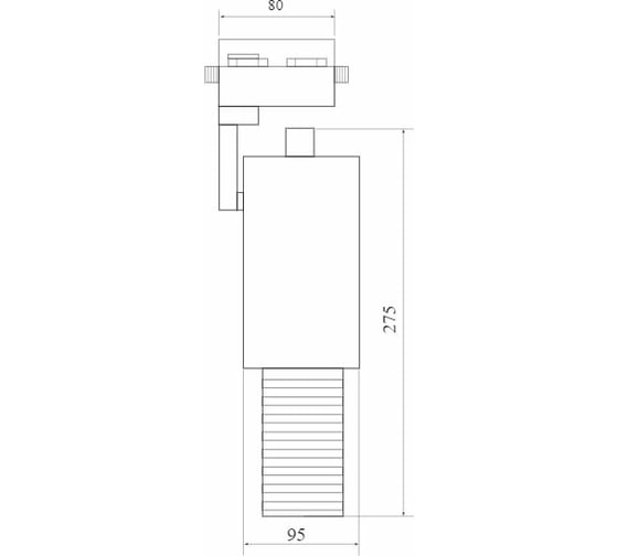 Трековый светильник Elektrostandard 85030/01 диммируемый однофазный черный a060612