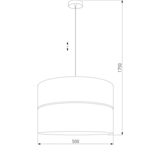Подвесной светильник TK Lighting 4771 / Hilton Gold белый a062970
