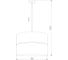 Подвесной светильник TK Lighting 4771 / Hilton Gold белый a062970 2