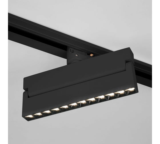 Трековый светодиодный трехфазный светильник Elektrostandard Garda 20W 4200K (85025/01) черный a057456 1