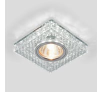 Встраиваемый точечный светильник Elektrostandard 8391 MR16 CL/SL прозрачный/серебро a049338