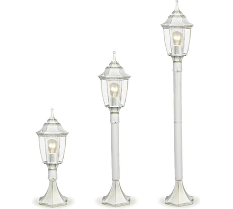 Уличный фонарь столб SHEFFIELD duwi 25730 1, 110см, белое золото