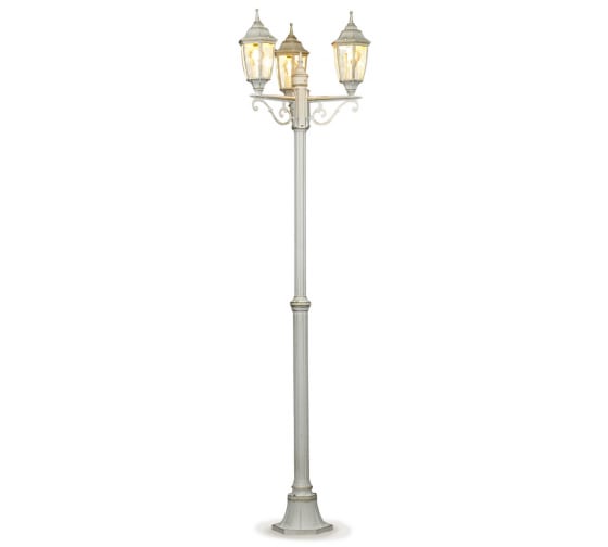 Уличный светильник столб SHEFFIELD duwi 25731 8, 226см, белое золото 1