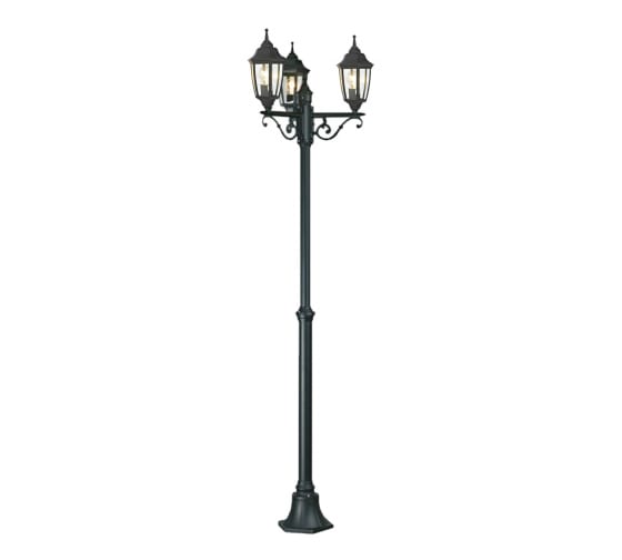 Уличный фонарь столб SHEFFIELD duwi 25719 6, 226см, черный 1