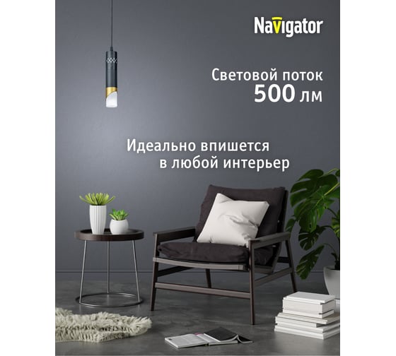 Подвесной светильник Navigator 80 433 nlf-p-005-02 черный золото 80433