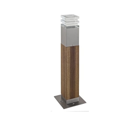 Садовый светильник столбик Quadro Wood duwi 24121 8, 45см 1