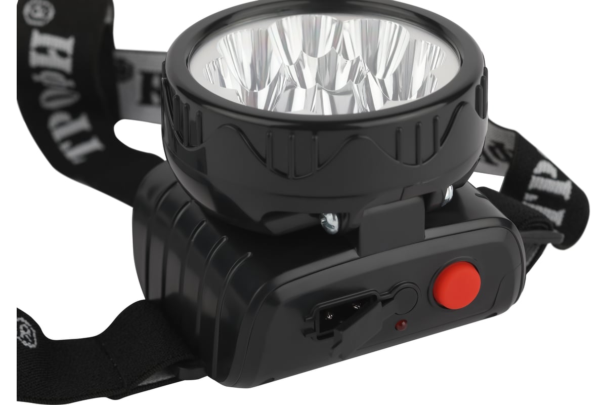 Налобный аккумуляторный светодиодный фонарь ТРОФИ TG9 9xLED мощный .