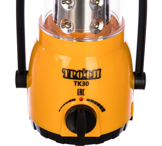 Аккумуляторный фонарь ТРОФИ TK30 4V1.8Ah, 36xLED, ЗУ 220V Б0002592